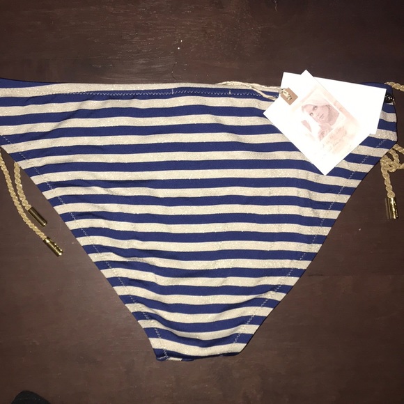 Jessica Simpson Striped Swimwear Bottoms - Picture 5 of 8